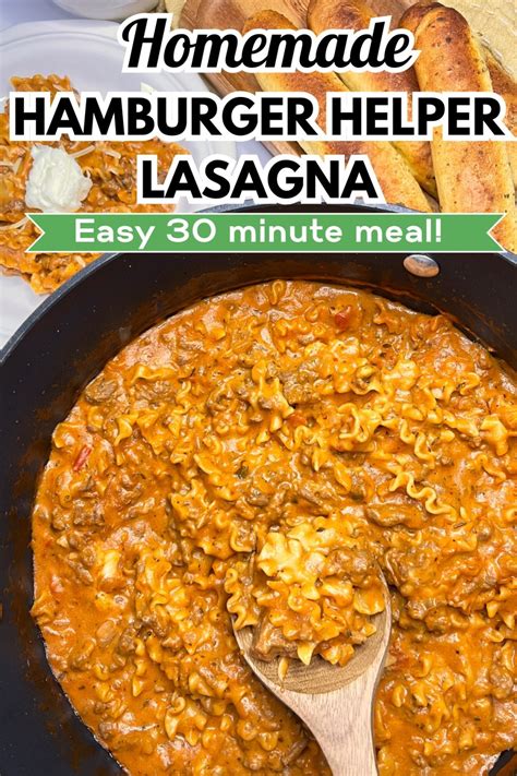 Deliciously Easy Homemade Hamburger Helper Lasagna - Finding Time To Fly