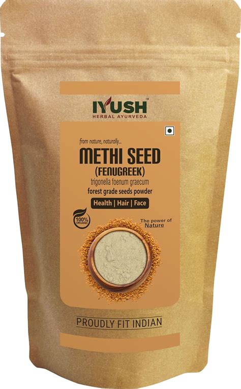 IYUSH Herbal Ayurveda Methi Powder for Hair Growth – 900gm | Fenugreek ...