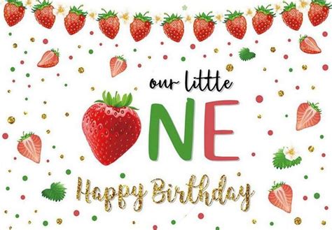 Happy 1th Birthday Background Photo Game Baby Shower Princess Custom ...