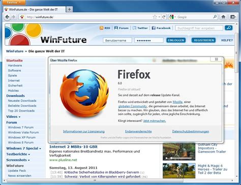 Download Mozilla Firefox 6 Beta - STEALTH SETTINGS