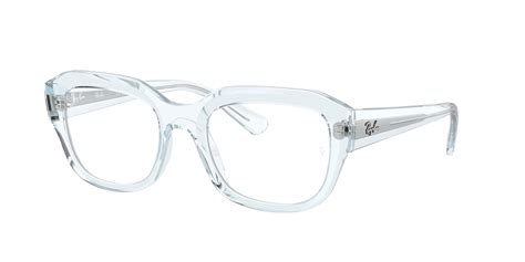 Leonid Optics Bio-based Eyeglasses with Transparent Light Blue Frame - RB7225 | Ray-Ban® US
