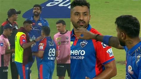 Bumrah boils at Nair after collision, ignores apology; Hardik forced to ...