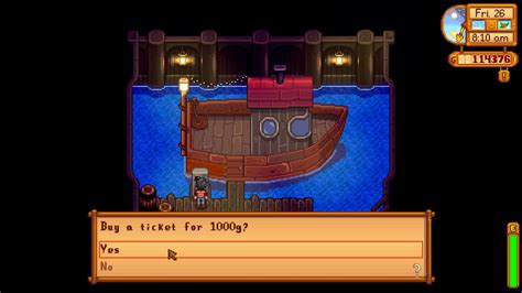 Willy Boat Stardew