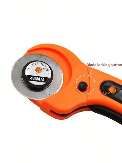 45mm Ergonomic Rotary Cutter, Rotary Fabric Cutter With Safety Lock ...