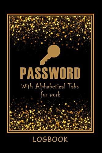 Buy Password LogBook for Work with Alphabetical Tabs AND Mocern Premium ...