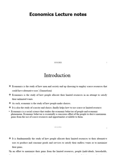 Image result for Economics PDF Notes