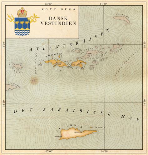 Map of the Danish West Indies by Regicollis on deviantART | Map, West ...
