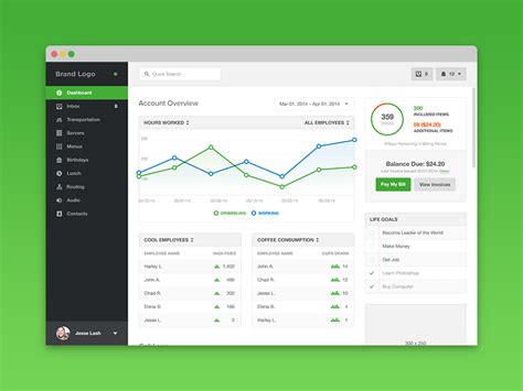 Application Dashboard Sample 的图像结果