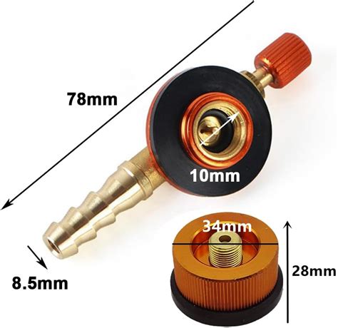 KEVZHUKWV 2 Piece Set Valve Caps Camping Gas Refill Adapter India | Ubuy