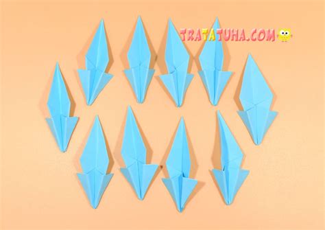 Origami Snowflake with 10 Modular