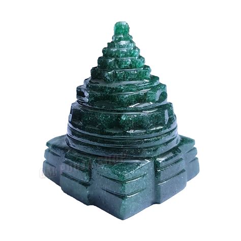 Shree Yantra For Maha Lakshmi Pujan in Green Jade