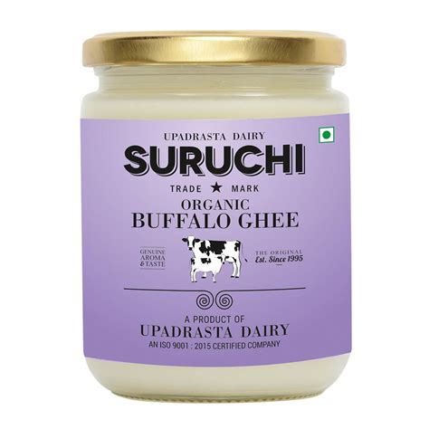 Suruchi Organic Buffalo Ghee – Upadrasta Dairy Suruchi Ghee