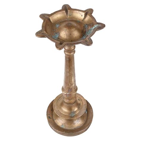 Brass Oil Lamp Seven Wick Holder