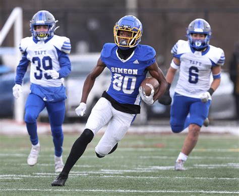 Photos: Simeon beats Taft 38-34 for the Chicago Public League football ...
