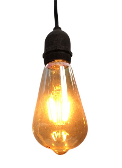 Transparent realistic glowing light bulb, isolated. 10916162 PNG