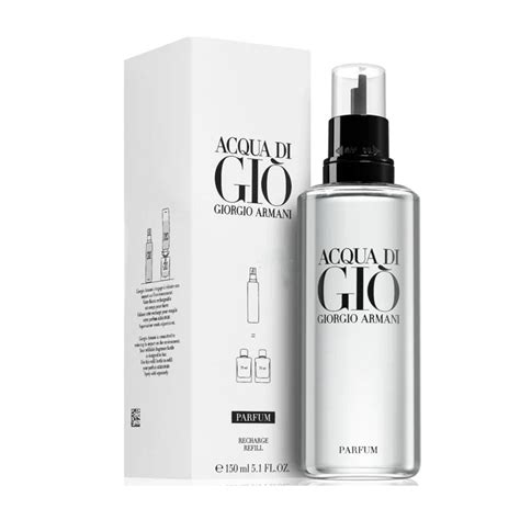 Giorgio Armani Acqua Di Gio Parfum Recharge Refill For Men 150ml ...