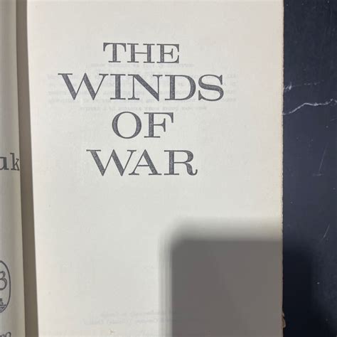 the winds of war book, by herman wouk, 1971 Hardcover – TheBookBundler