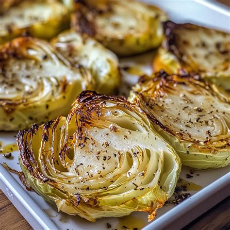 Oven Roasted Cabbage Steaks Recipe