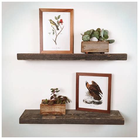 Reclaimed Barn Wood Floating Shelves at Hunter Coningham blog
