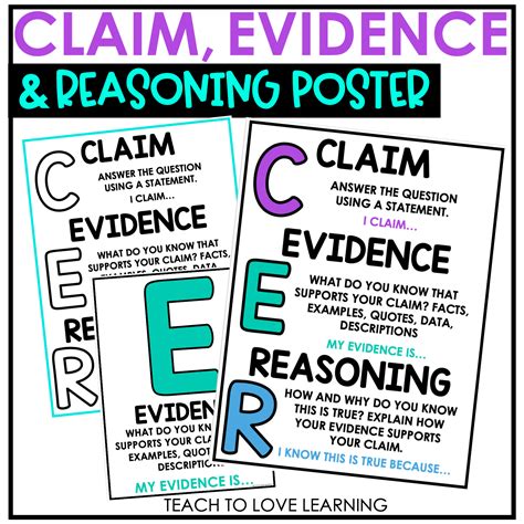 Claim Evidence Reasoning Science Worksheet – Ame.my.id