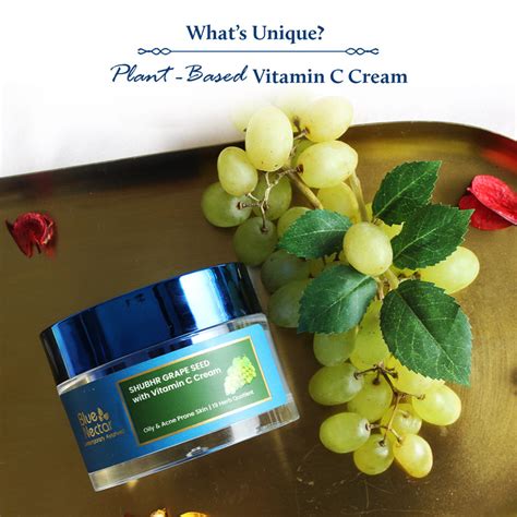 Women's Grape Seed Plant Based Vitamin C Oil Free Face Cream For Oily ...