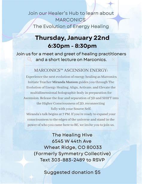 Healers Hub Presents: Marconics, The Evolution of Energy Healing, The ...