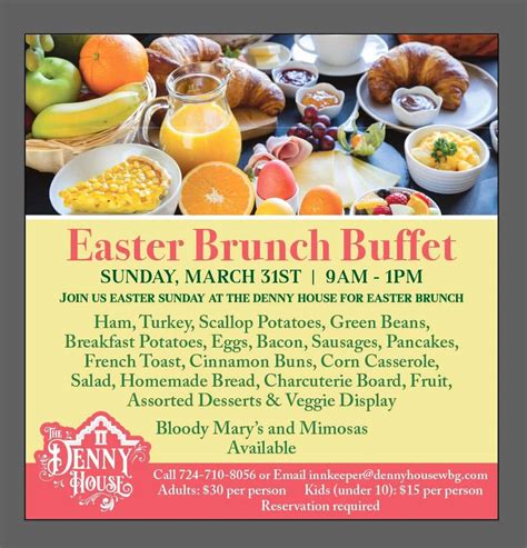 Easter Brunch Buffet - Visit Greene County