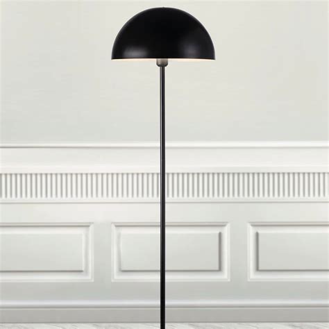 Ellen Dome Floor Lamp - Black | Floor lamp, Black floor lamp, Interior ...