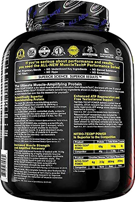 Buy MUSCLETECH PERFORMANCE SERIES NITROTECH POWER TRIPLE CHOCOLATE ...
