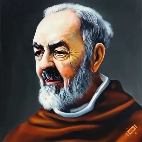Image of Padre Pio on Craiyon
