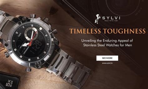Explore the Best Stainless Steel Watches for Men Online – Sylvi