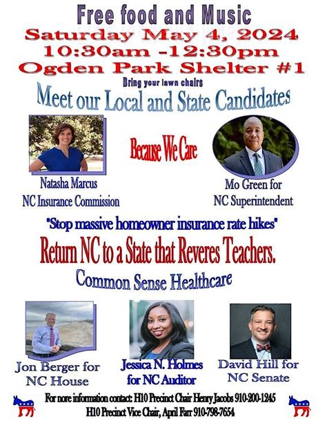 *FREE* Picnic in the Park | Come and meet your 2024 Democratic ...