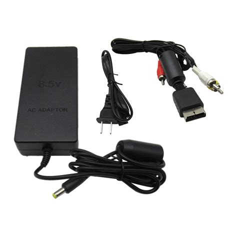 Power Supply and AV Cable for Original Playstation 2 System PS2 ...