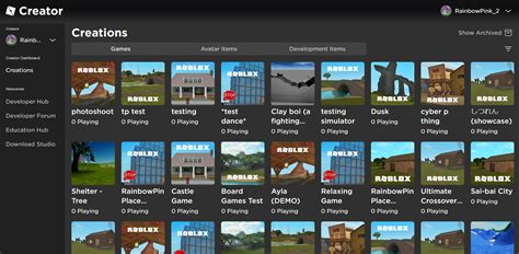 Image result for Roblox.com Develop Pages