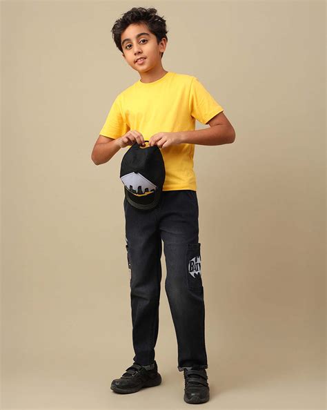 Batman Printed Regular Fit Denim Jogger For Boys – Kidsville