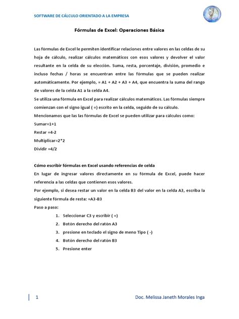 Formulas De Excel Basico 的图像结果