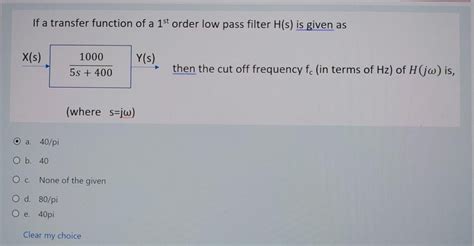 Image result for First Order Low Pass Filter Transfer Function