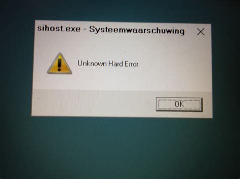 windows 7 - What does Unknown Hard Error mean? - Super User
