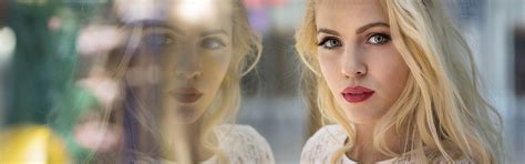 Download wallpaper look, face, reflection, lipstick, lips, beauty, Asha ...