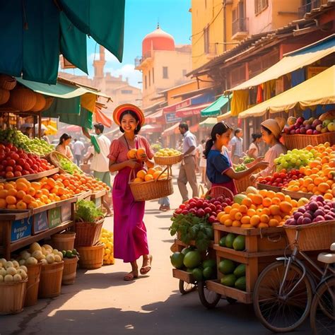 Colourful Local Market 的图像结果