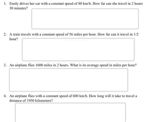 can you please answer the questions it is about speed time distance ...