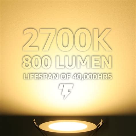 Buy TORCHSTAR 4 Pack 4 Inch Slim LED Panel Recessed Lighting with ...
