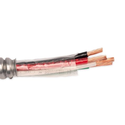 4/3 Metal Clad (MC) Cable with Ground, Aluminum Armored, Stranded ...