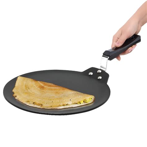 FUTURA Hawkins 30 cm Dosa Tava, Non Stick Dosa Tawa, Induction Compati ...