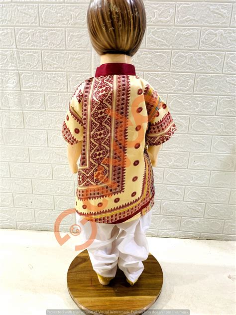 Assamese / Bihu Boy Indian State Kids Fancy Shirt/Kurta – Sarvda