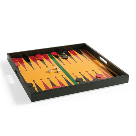 Backgammon Game Board Tray | Grandin Road