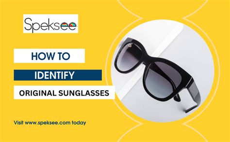 How to identify Original Sunglasses? – Speksee