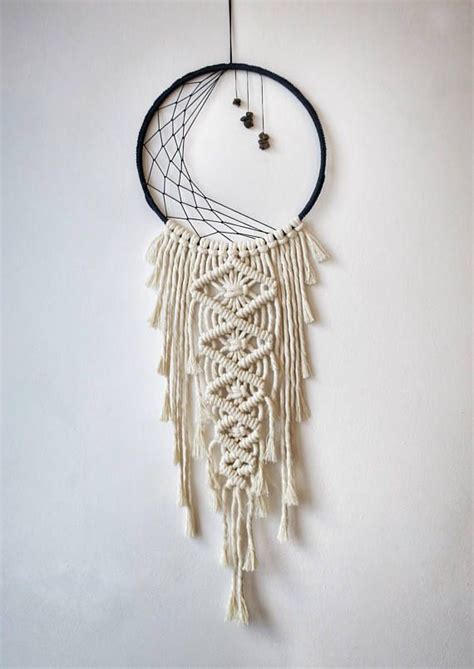 Macrame Dream Catcher- Moon – thepeachlife