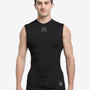 Shrey Intense Compression Sleeveless Top: Compression Top