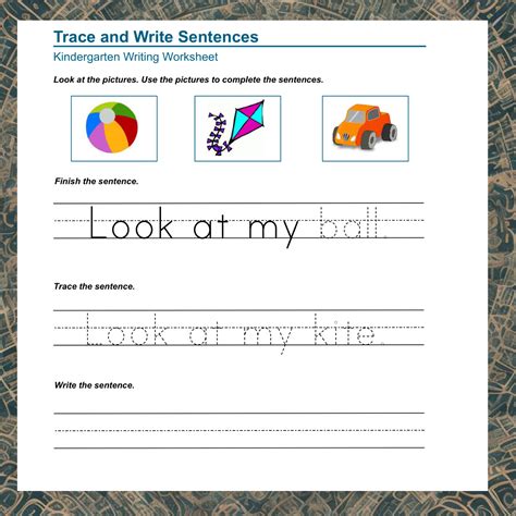 Exploring Simple Sentences Preschool and Kindergarten Worksheets | Made By Teachers
